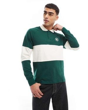 Converse Retro Chuck Marquis Long Sleeve Polo - Green
