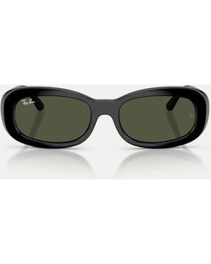 Ray-Ban Oval Sunglasses With Lens - Green