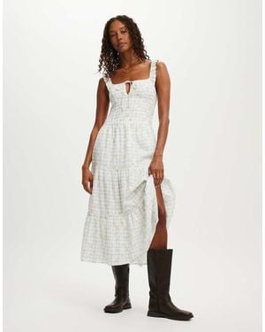 Cotton On Cotton On Skye Corset Detail Maxi Dress - Natural