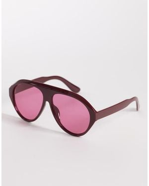 Kaiia Exclusive Aviator Sunglasses - Pink