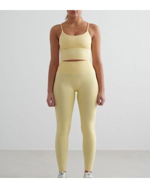 Aim'n Mallas Amarillo Suave Moldeadoras Sin Costuras Shape De Petite