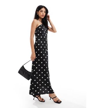 Object Halter Neck Maxi Dress - White