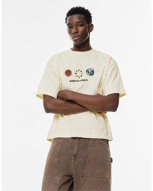 Pull&Bear T-shirt à motif lune - cassé - Neutre