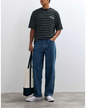 Parlez Jeans Loose Fit Lavaggio - Blu