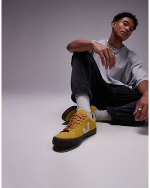 Veja Campo bold - baskets en daim - Jaune