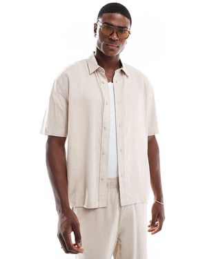 Bershka Camicia - Neutro