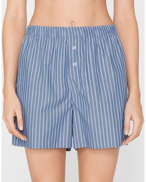 Tezenis Cotton Canvas Shorts - Blue