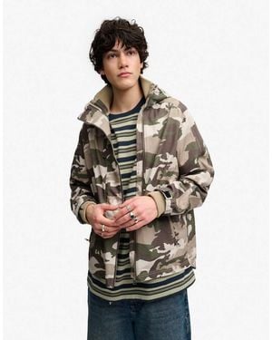 Bench x Superdry & Co Hooded Ripstop Jacket - White