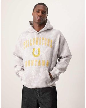 Abercrombie & Fitch Montana Graphic Hoodie - Natural