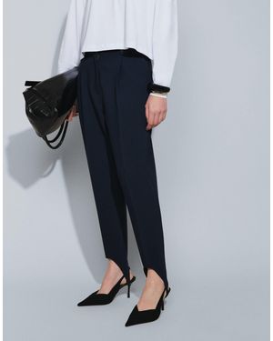 ASOS Premium Tailored Stirrup Trouser - Blue