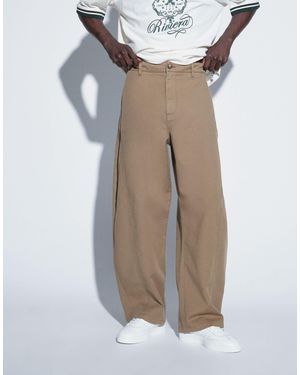 TOPMAN Barrel Fit Trouser - Multicolor