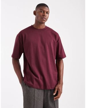 ASOS Heavyweight Oversized T-shirt - Red