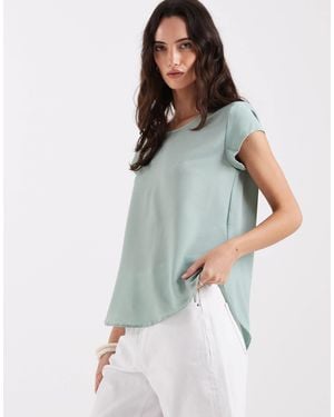 ONLY Zip Back Blouse - Green