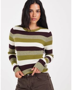 ONLY Rib Knit Top - Green