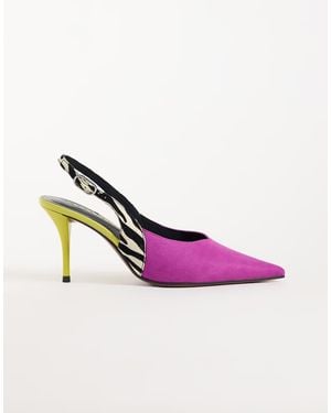 ASOS Serena Slingback Stiletto Heels - Pink