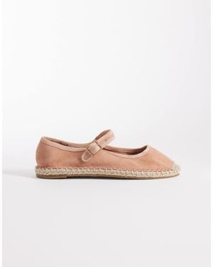 ASOS – jasmine – espadrille-ballerinas im mary-jane-stil - Pink