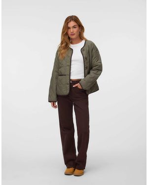 Vero Moda Gesteppte jacke - Weiß