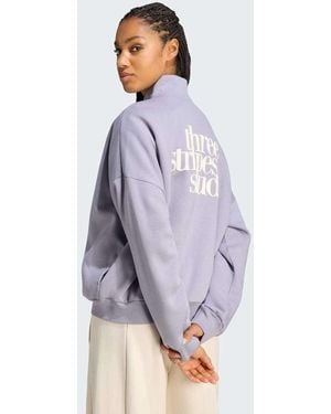 adidas Originals 3 Stripes Studio Tracktop - Purple