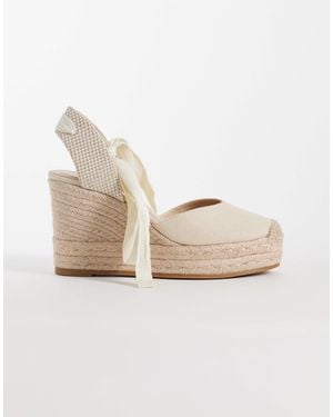 Mango – teen – espadrilles - Natur