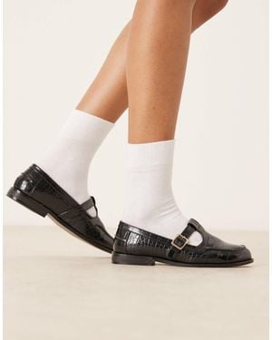 ASOS Maverick Mary Jane Geek Shoes - Natural
