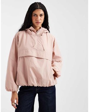 ASOS Shower Resistant Overhead Track Jacket - Orange