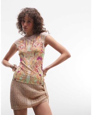 AFRM Nina - t-shirt ras - Multicolore