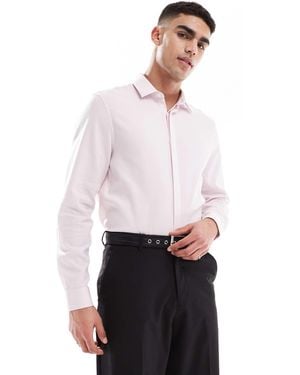 ASOS Formal Textured Shirt - White