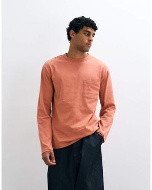 ASOS Relaxed Long Sleeve T-shirt - Red