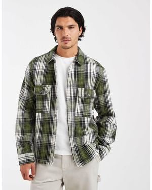 DOUBLE A by WOOD WOOD 100% Cotton Clay Overshirt - Green
