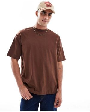 ASOS Essential Oversized T-shirt - Brown