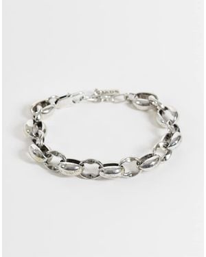 ASOS Chunky Oval Link Chain Bracelet - Metallic