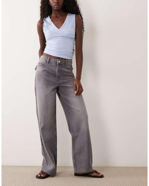 New Look Adalae Wide Leg Jean - Grey