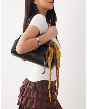 Mango – 2er-pack dreieckige taschenschals - Braun