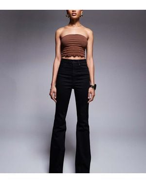 ASOS Asos Design Tall Sculpting Super Stretch Flare Jeans - Blue