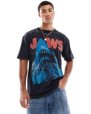 Hollister Recht T-Shirt Met Groot Americana-Motief - Blauw