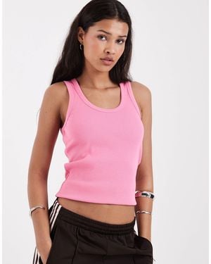 JJXX Frida Ribbed Tank Top - Pink