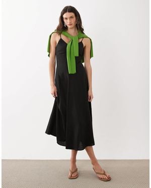 light olive green satin dress Light Olive Satin Pleated V-Neck Maternity Maxi Dress – PinkBlush