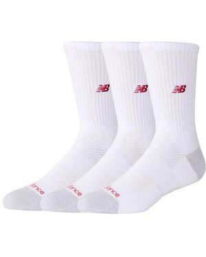 New Balance Active Premium Crew 3 Pack - White