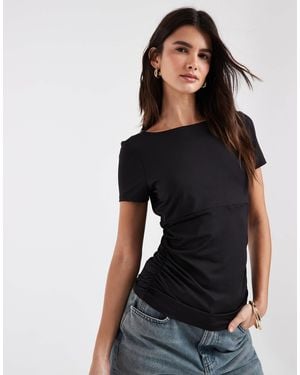 ONLY Slinky Open Back Top - Black