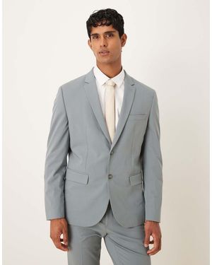Mango Slim Fit Blazer Co-ord - Grey