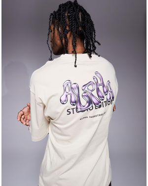 Alpha Industries Alpha – t-shirt - Grau