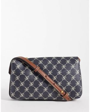 Mango Monogram Cross Body - Gray