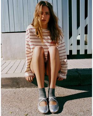 Pull&Bear – fersensocken - Grau