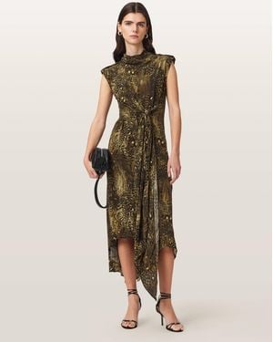 AllSaints – persia – kleid - Natur