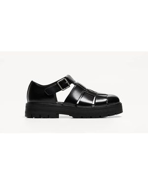 Bershka Closed Fisherman Shoes - Black