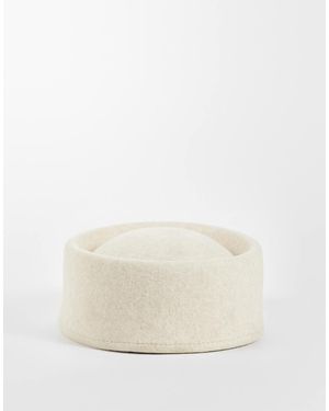 ASOS Pillbox Hat - Natural