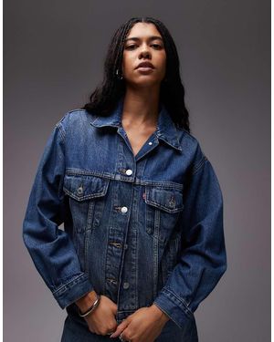 Levi's Giacca Trucker Di Jeans Lavaggio Chiaro Anni '90 - Blu
