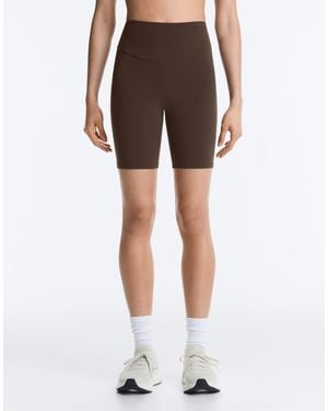Oysho Comfortlux High-Rise 20Cm Shorts - Brown