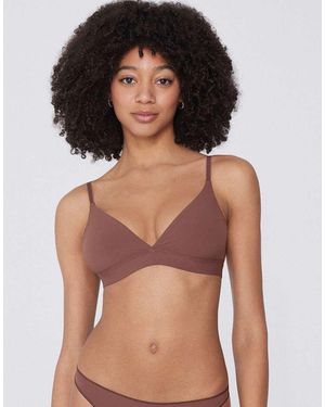 Tezenis Lisbon Microfibre Triangle Bra - Natural