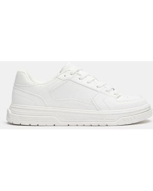 Pull&Bear Basic Trainers - White